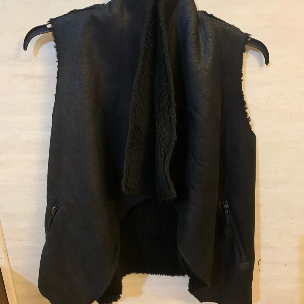 Michael Kors Black Vest Elegant Outerwear